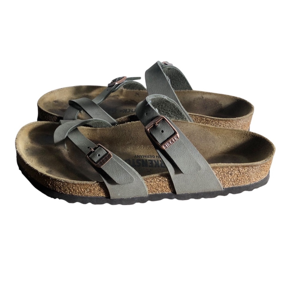 Birkenstock Mayari Burki-Flor sandals in MOCHA Sz 38 (7.5) - Picture 4 of 5